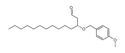 (R)-3-(4-methoxybenzyloxy)tetradecanal Structure