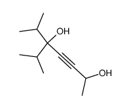 6-Methyl-5-isopropyl-3-heptyne-2,5-diol结构式