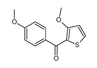 (4-methoxyphenyl)-(3-methoxythiophen-2-yl)methanone structure