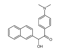 1-[4-(dimethylamino)phenyl]-2-hydroxy-2-naphthalen-2-ylethanone Structure