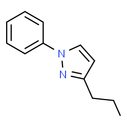 1-phenyl-3(5)-propyl pyrazole structure