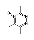 3,5,6-trimethyl-4-oxido-1,2,4-triazin-4-ium Structure