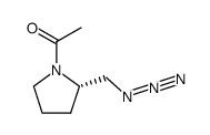 (S)-1-acetyl-2-(azidomethyl)pyrrolidine Structure