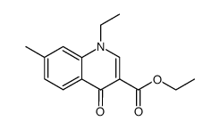 ethyl 1-ethyl-7-methyl-1,4-dihydro-4-oxoquinoline-3-carboxylate Structure