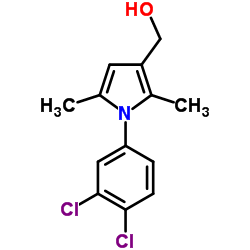 [1-(3,4-DICHLORO-PHENYL)-2,5-DIMETHYL-1H-PYRROL-3-YL]-METHANOL Structure