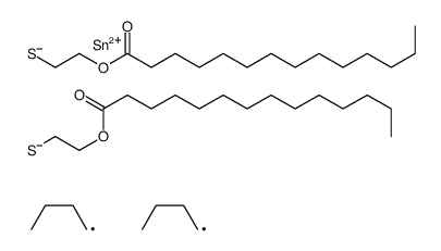 (dibutylstannylene)bis(thioethylene) dimyristate结构式