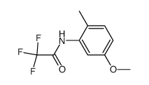 2,2,2-trifluoro-N-(5-methoxy-2-methylphenyl)acetamide Structure