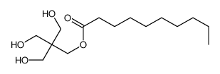 3-hydroxy-2,2-bis(hydroxymethyl)propyl decanoate Structure