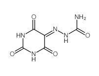 Hydrazinecarboxamide,2-(tetrahydro-2,4,6-trioxo-5(2H)-pyrimidinylidene)- Structure