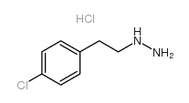 [2-(4-chloro-phenyl)-ethyl]-hydrazine hydrochloride结构式