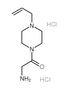 1-(4-[2-NITRO-4-(TRIFLUOROMETHYL)PHENYL]PIPERAZINO)-2-PYRIDINIUM-1-YLETHAN-1-ONECHLORIDE Structure