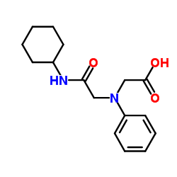 {[2-(Cyclohexylamino)-2-oxoethyl](phenyl)amino}acetic acid结构式