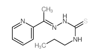 3-propyl-1-(1-pyridin-2-ylethylideneamino)thiourea结构式