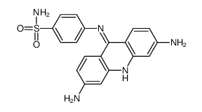 4-[(3,6-diaminoacridin-9-yl)amino]benzenesulfonamide Structure