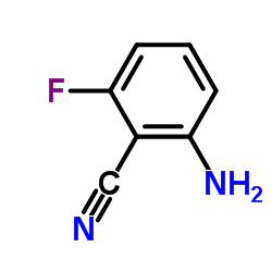 2-氨基-6-氟苯腈结构式
