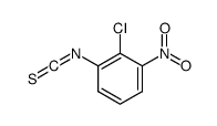 2-chloro-1-isothiocyanato-3-nitrobenzene Structure