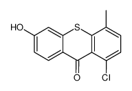 1-chloro-6-methoxy-4-methylthioxanthenone结构式