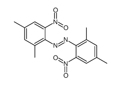 bis(2,4-dimethyl-6-nitrophenyl)diazene Structure