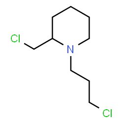 Piperidine, 2-(chloromethyl)-1-(3-chloropropyl)-, hydrobromide Structure