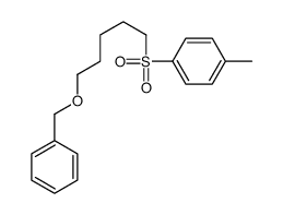 1-methyl-4-(5-phenylmethoxypentylsulfonyl)benzene Structure