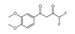 1-(3,4-DIMETHOXY-PHENYL)-4,4-DIFLUOROBUTANE-1,3-DIONE picture