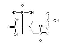 [(1,1-diphosphonoethyl)imino]bis(methanesulphonic) acid结构式