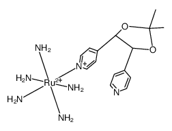 [Ru(NH3)5(meso-4,5-bis(4-pyridyl)-2,2-dimethyl-1,3-dioxolane)](2+) Structure