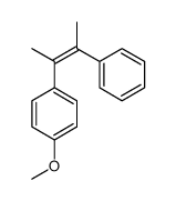 1-methoxy-4-(3-phenylbut-2-en-2-yl)benzene Structure