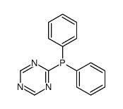 diphenyl(1,3,5-triazin-2-yl)phosphane Structure