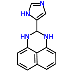 2-(1H-Imidazol-5-yl)-2,3-dihydro-1H-perimidine Structure