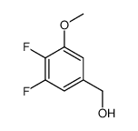 (3,4-Difluoro-5-methoxyphenyl)methanol Structure