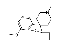 1-[4-(3-methoxyphenyl)-1-methylpiperidin-4-yl]cyclobutan-1-ol Structure