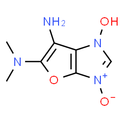 1H-Furo[2,3-d]imidazole-5,6-diamine,1-hydroxy-N,N-dimethyl-,3-oxide (9CI) structure