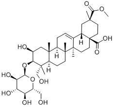 商陆皂甙丁结构式