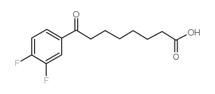 8-(3,4-difluorophenyl)-8-oxooctanoic acid图片