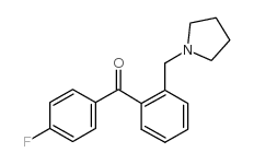 4'-FLUORO-2-PYRROLIDINOMETHYL BENZOPHENONE图片