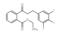 2'-CARBOETHOXY-3-(3,4,5-TRIFLUOROPHENYL)PROPIOPHENONE结构式