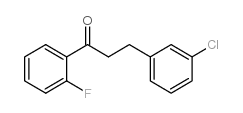 3-(3-CHLOROPHENYL)-2'-FLUOROPROPIOPHENONE图片