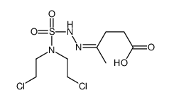 4-[2-[Bis(2-chloroethyl)sulfamoyl]hydrazono]pentanoic acid picture