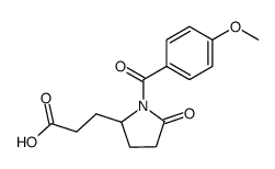 (+/-)-1-(4-methoxybenzoyl)-5-oxo-2-pyrrolidinepropanoic acid图片