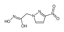 1-acetohydroxamic acid-3-nitropyrazole structure