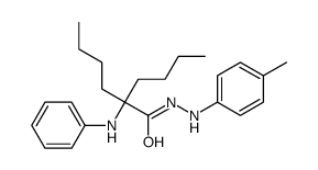 2-anilino-2-butyl-N'-(4-methylphenyl)hexanehydrazide Structure