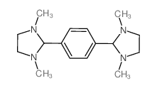 2-[4-(1,3-dimethylimidazolidin-2-yl)phenyl]-1,3-dimethylimidazolidine Structure