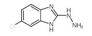 (6-chloro-1H-benzimidazol-2-yl)hydrazine结构式