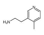 2-(4-methylpyridin-3-yl)ethanamine Structure