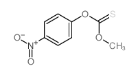 Carbonothioic acid,O-methyl O-(4-nitrophenyl) ester structure