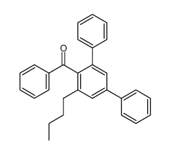 2-n-Butyl-4,6-diphenyl-benzophenon结构式