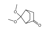 7,7-dimethoxynorbornan-2-one Structure