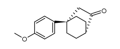 4-p-methoxyphenylbicyclo[2.2.2]octan-2-one Structure