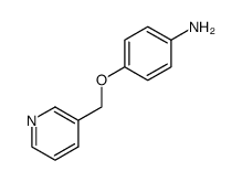 4-(pyridin-3-ylmethoxy)phenylamine Structure